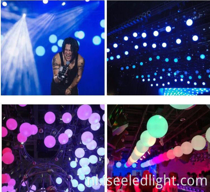 30cm rgb dmx led ball